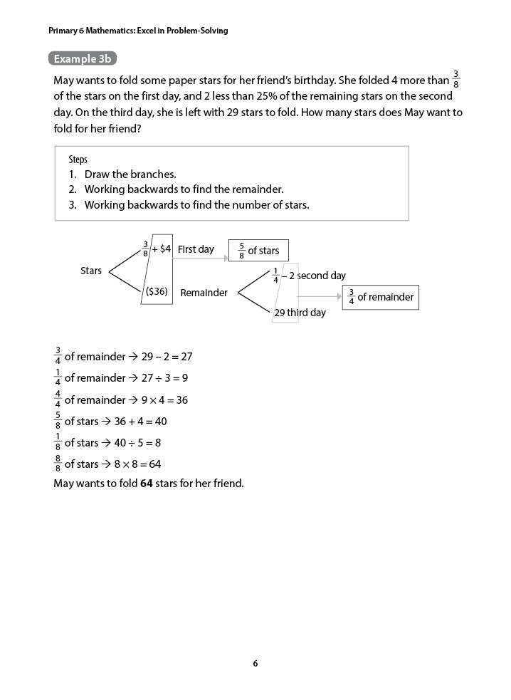 Primary 6 Mathematics Excel in Problem-Solving