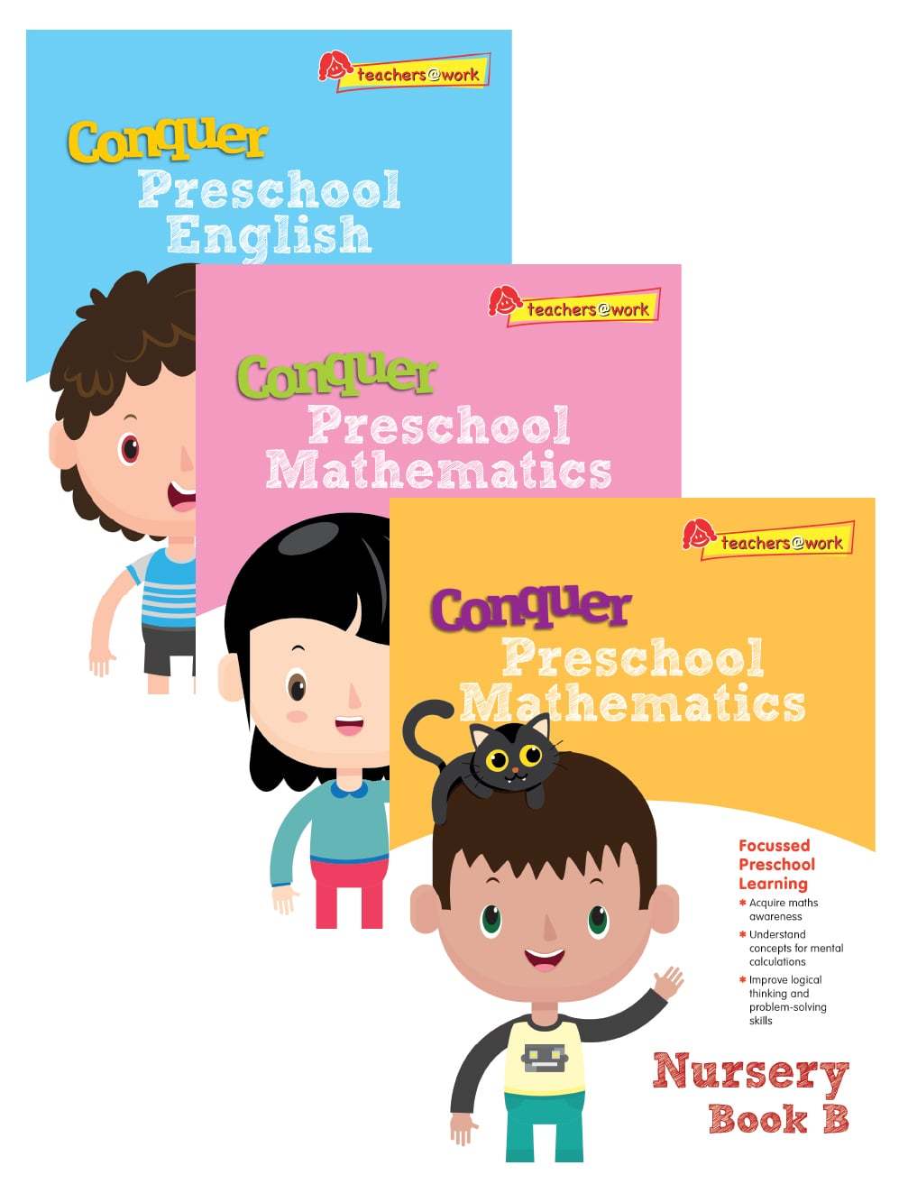 Conquer Preschool English & Maths Series - Nursery Set