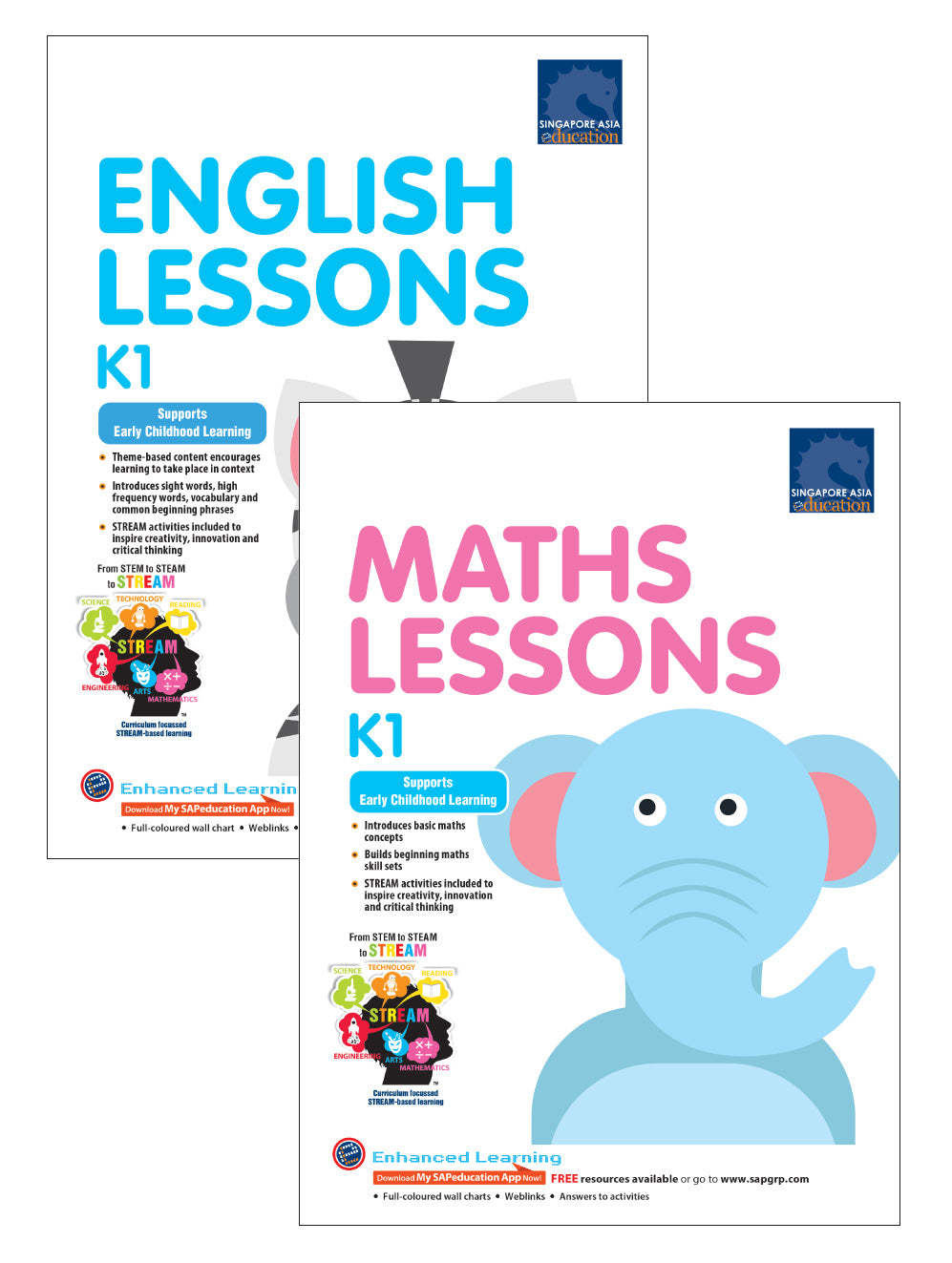 English Lesson & Maths Lesson Series - K1 Set