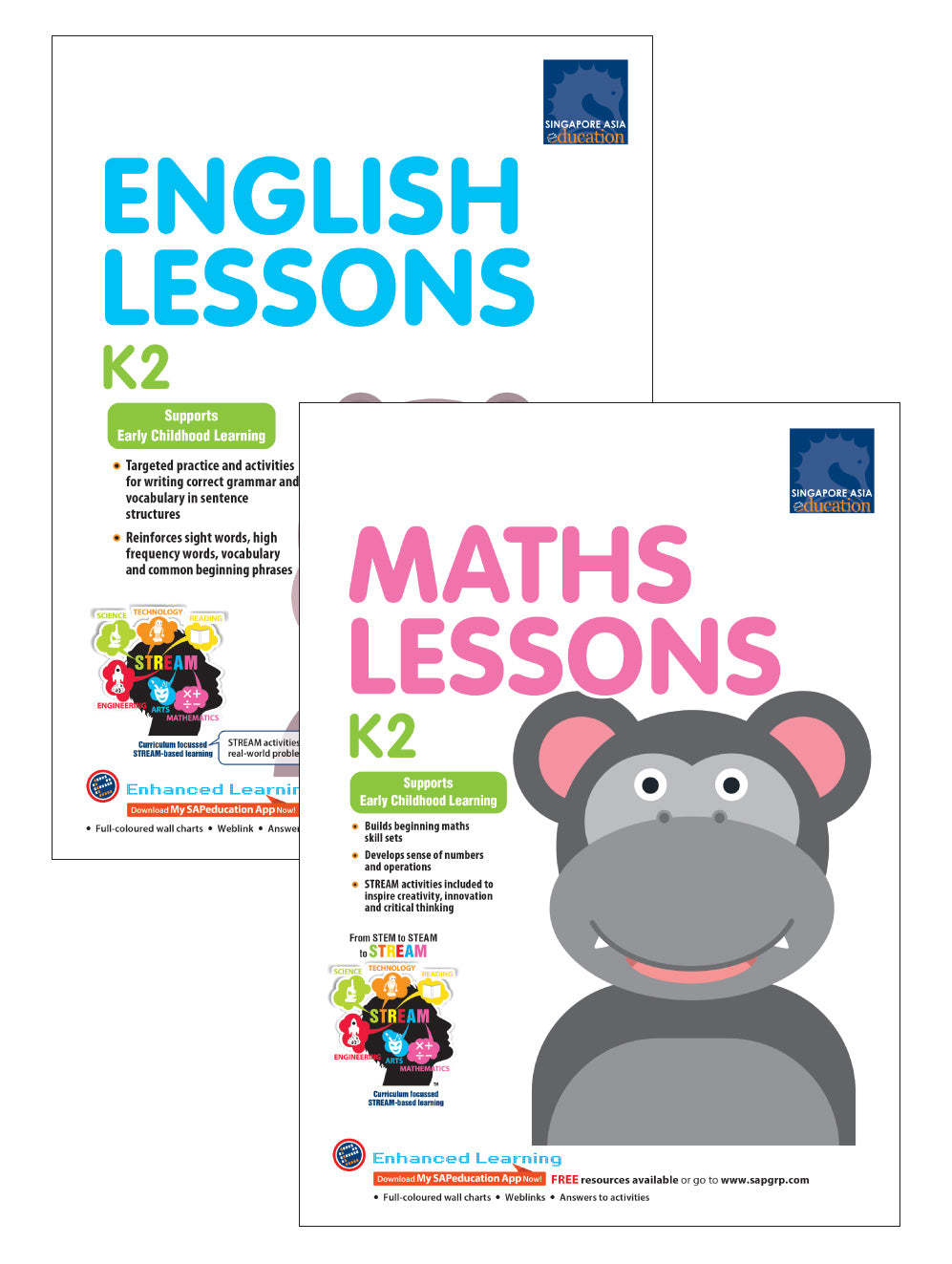 English Lesson & Maths Lesson Series - K2 Set