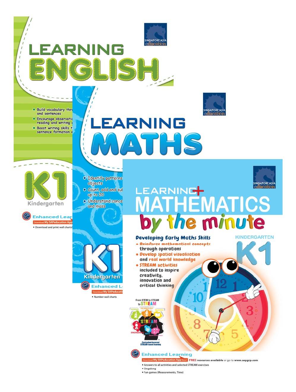 Learning English & Maths series - K1 Set