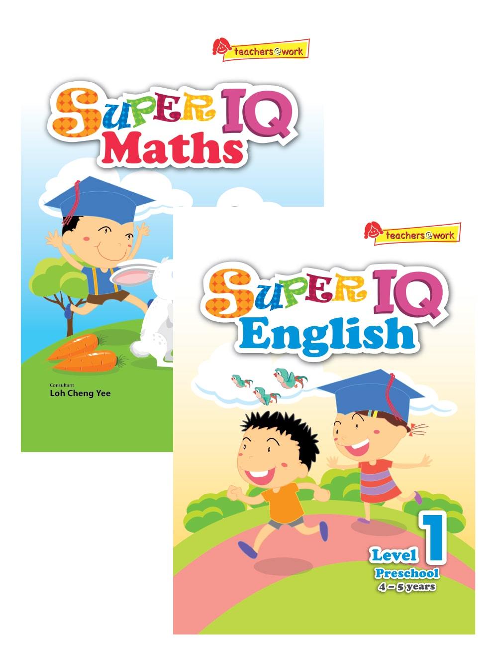 Super IQ English & Maths Series - K1 Set