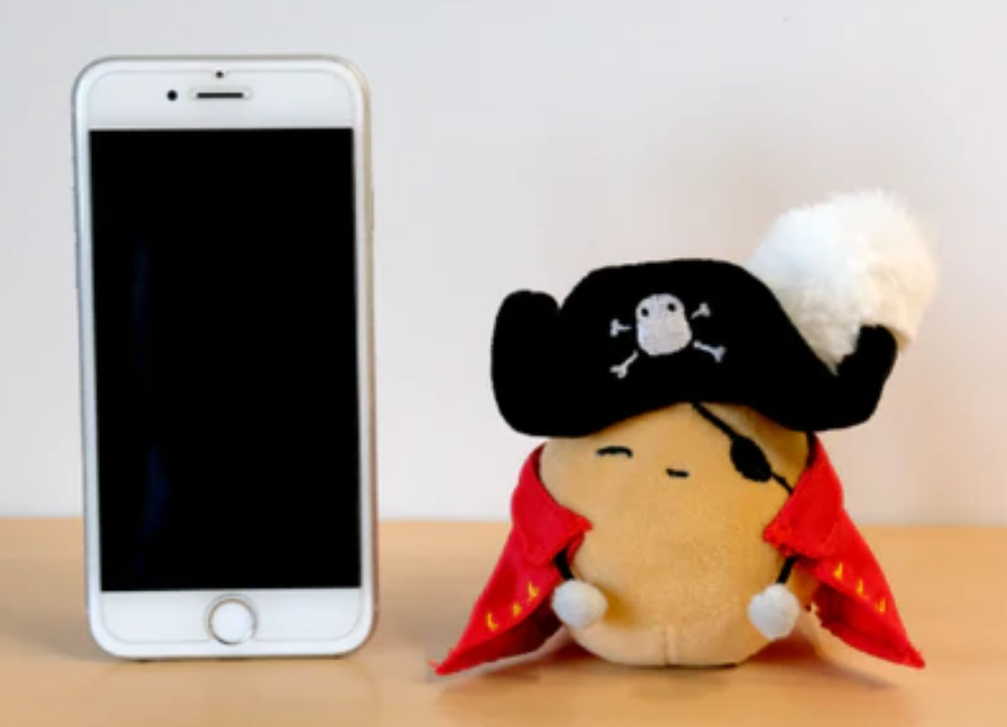 Potato King Plushie Keychain