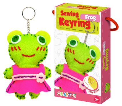 DIY Sewing Frog Keyring