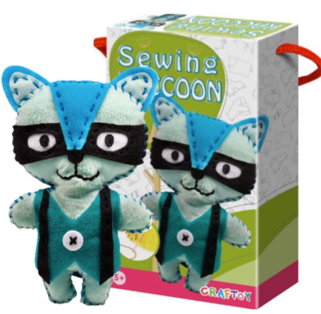 DIY Sewing Raccoon Kit
