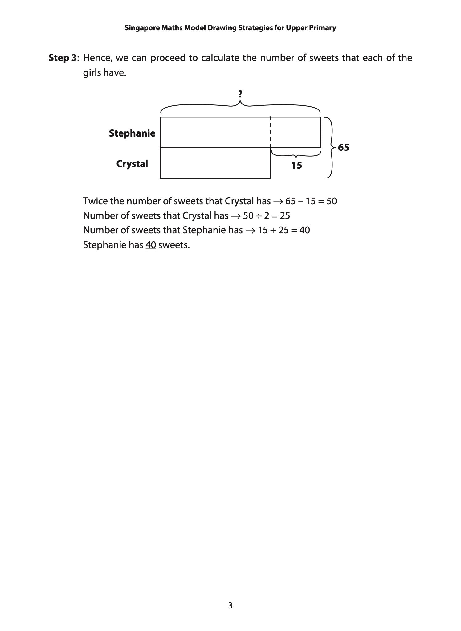 Singapore Maths Model Drawing Strategies for Upper Primary