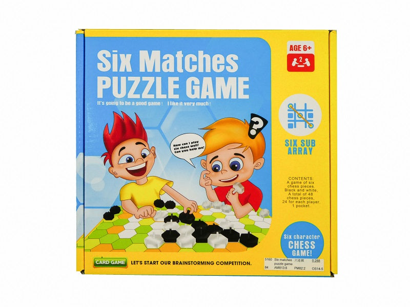 Board Game Six Matches Puzzle