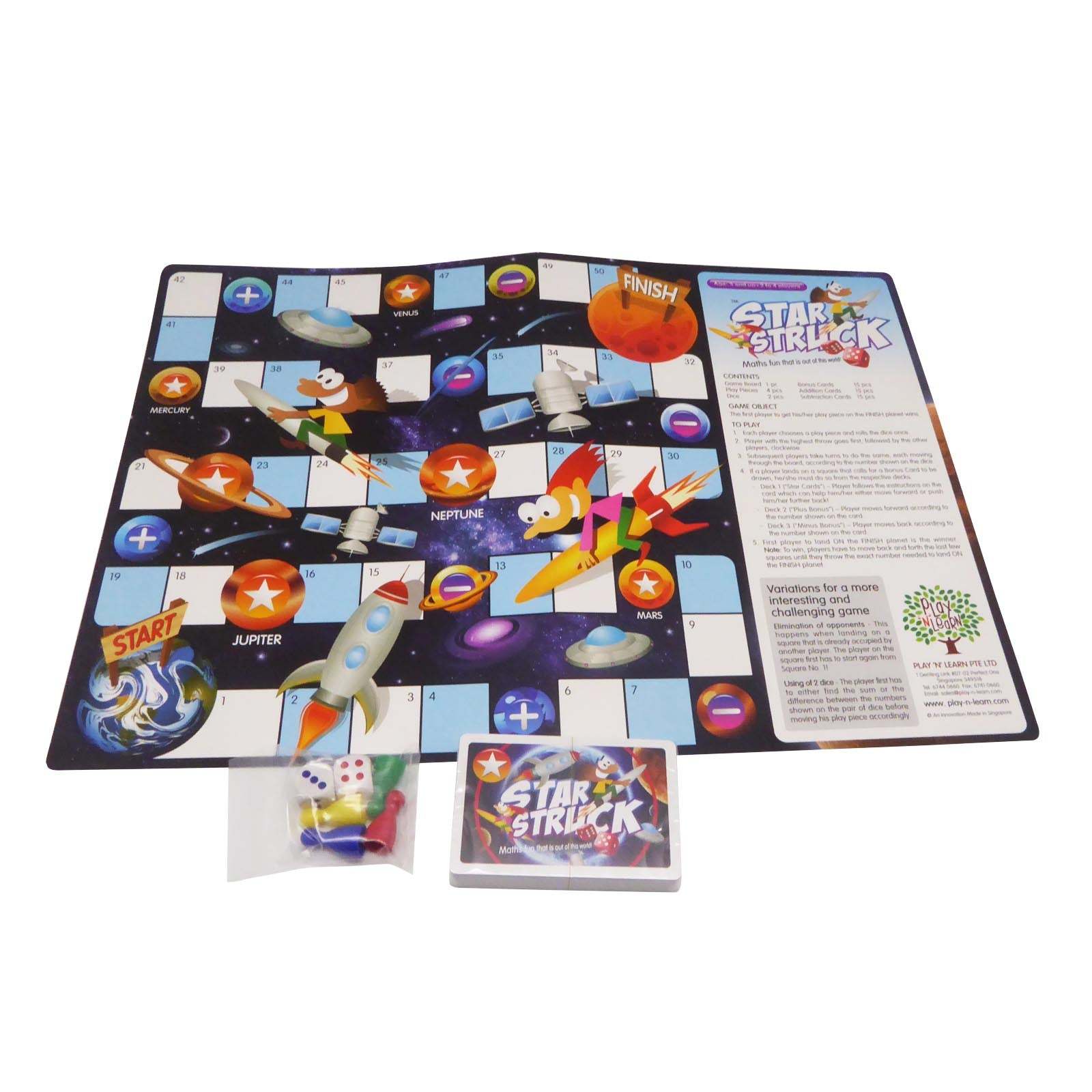Board Game Star Struck on Addition and Subtraction