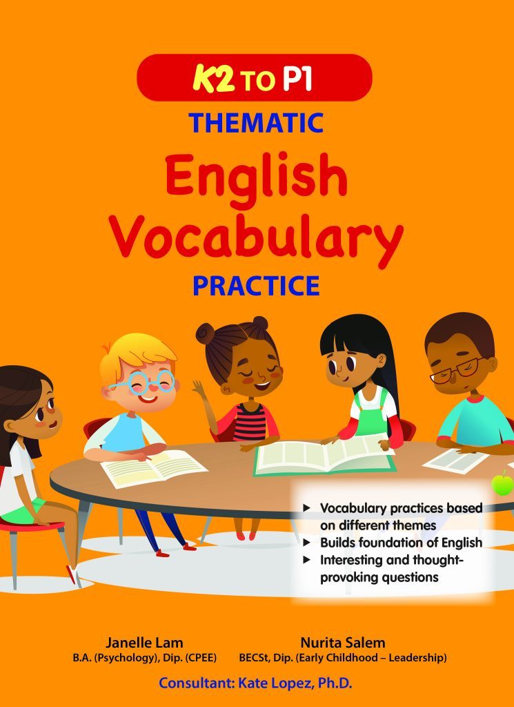 K2 to P1 Thematic English Vocabulary Practice
