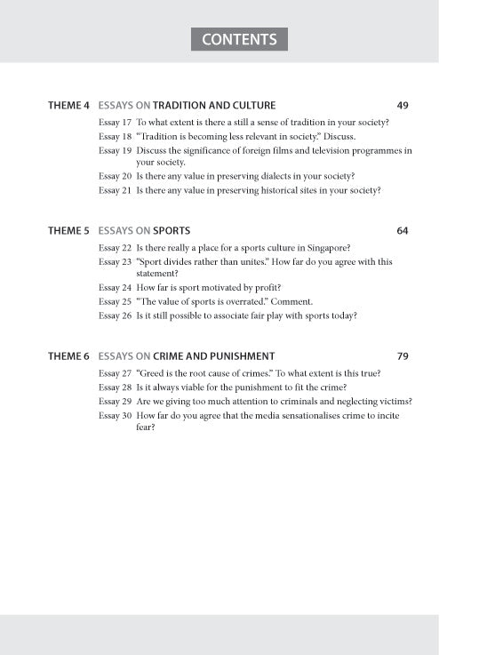 A-Level General Paper: Model Essays by Themes Volume 3
