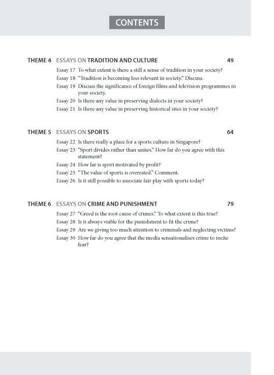 A-Level General Paper: Model Essays by Themes Volume 3