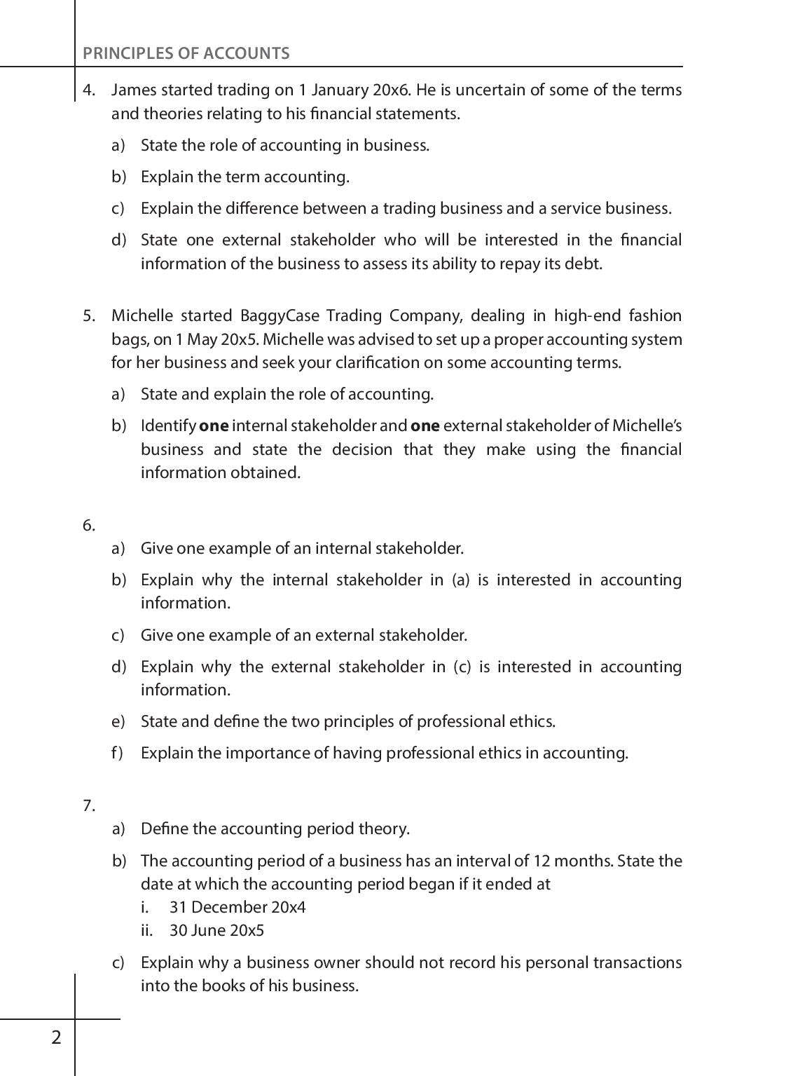 Ace Your O-Level Principles of Accounts