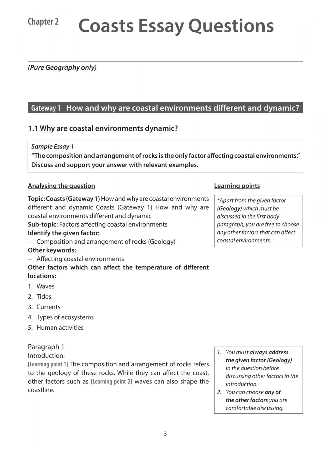 Ace Your O-Level Physical Geography  Essay Guide