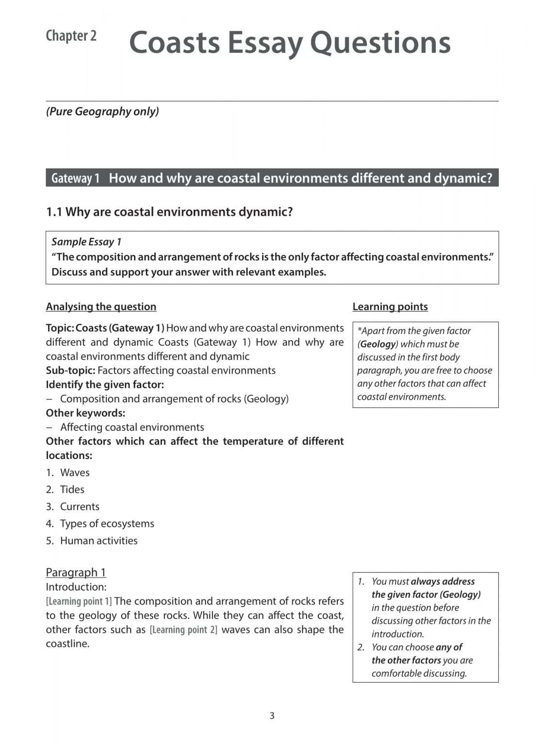 Ace Your O-Level Physical Geography  Essay Guide