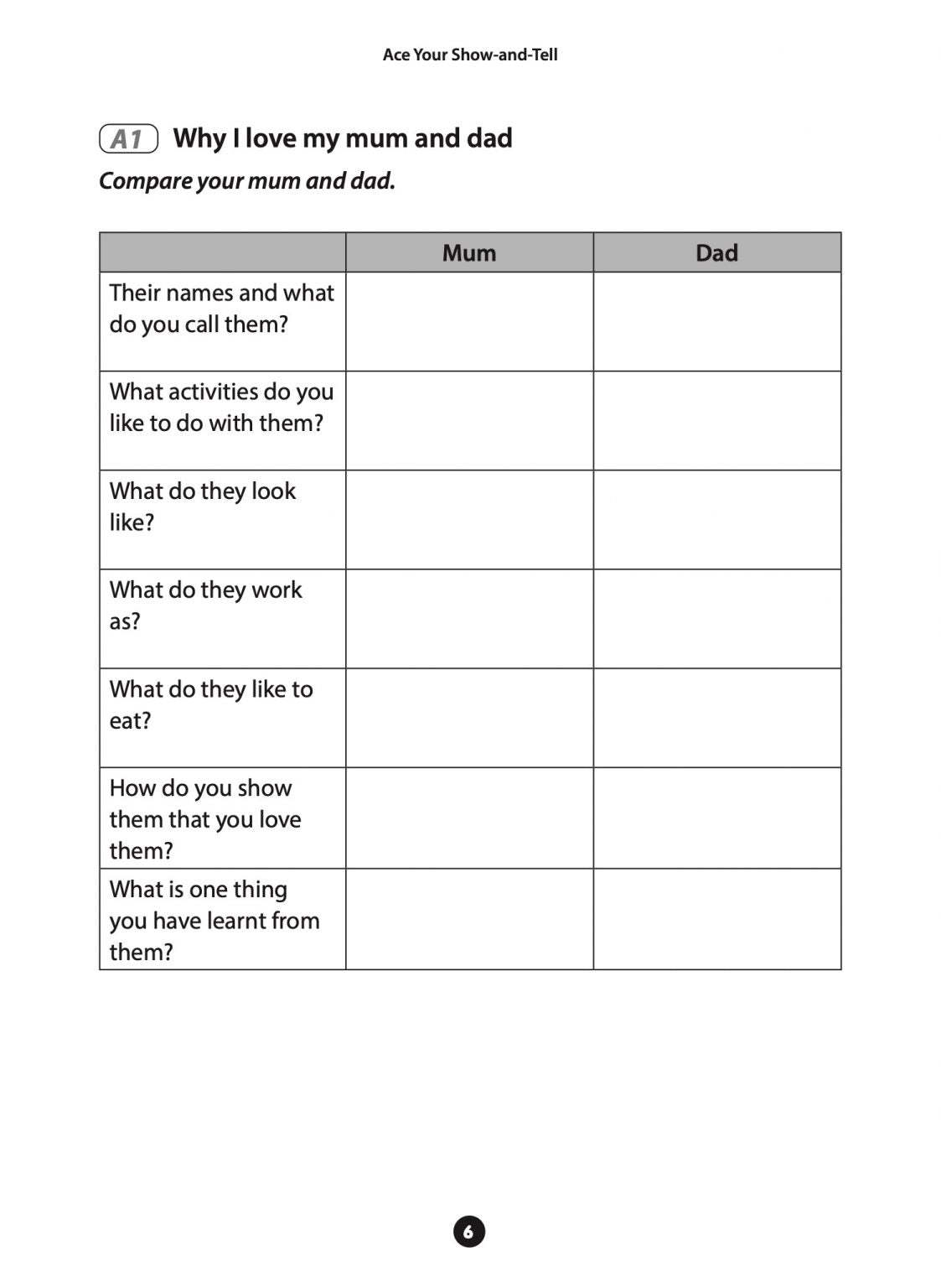Ace Your Show-and-Tell Developing Oral Competence for Extraordinary Presentation Primary 1 & 2