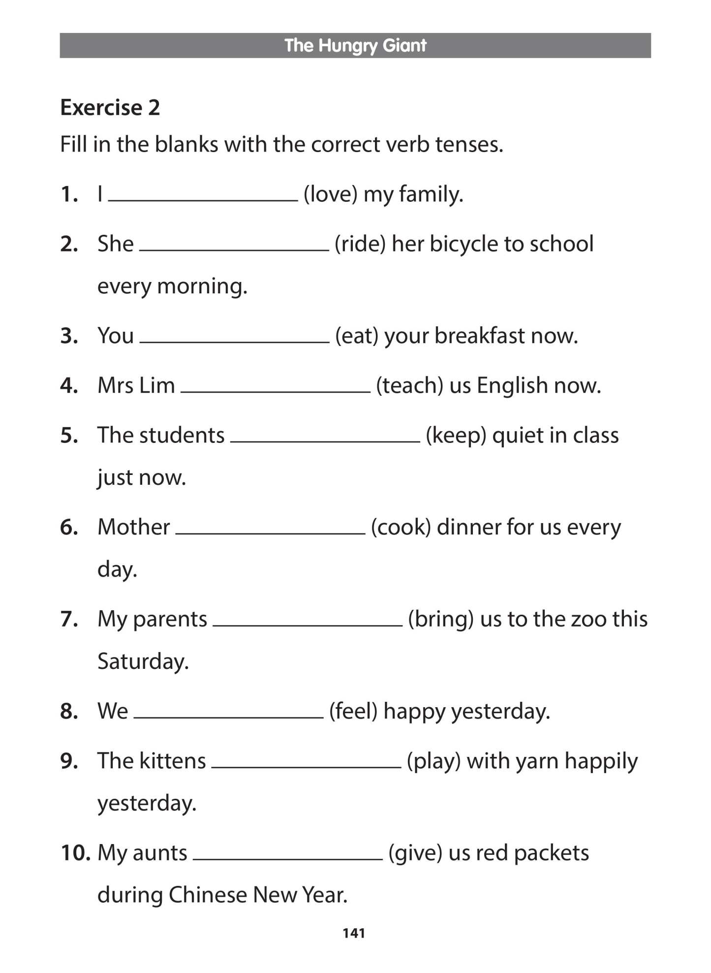 Bridging English K2 to Primary 1