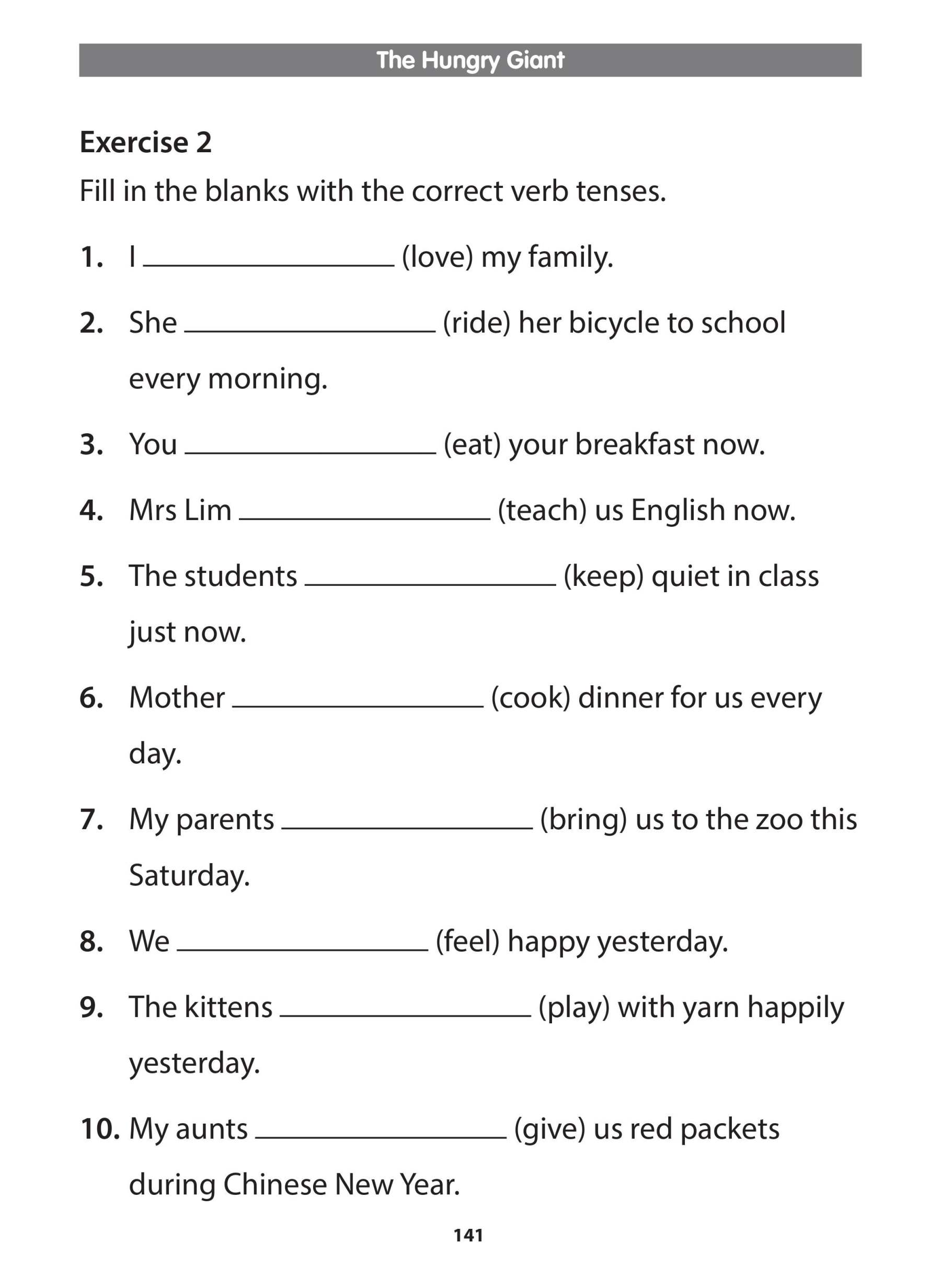 Bridging English K2 to Primary 1
