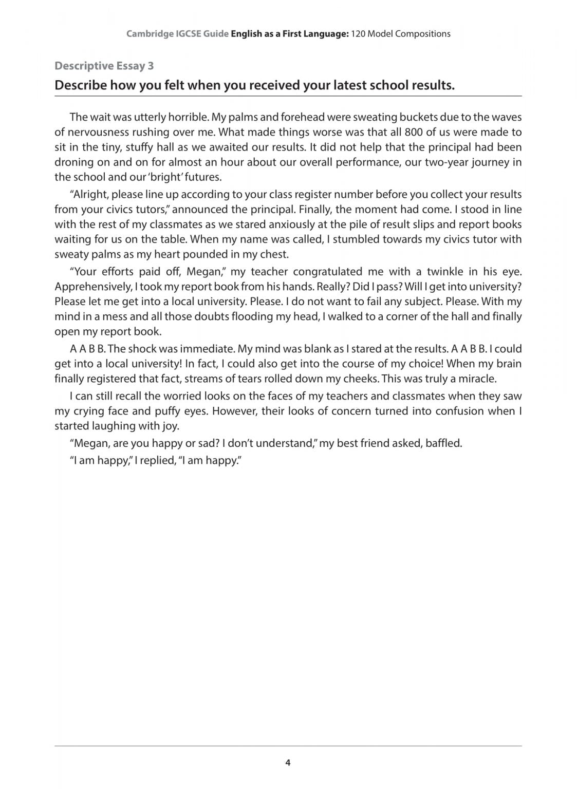 IGCSE Guide English as a First Language  120 Model Compositions