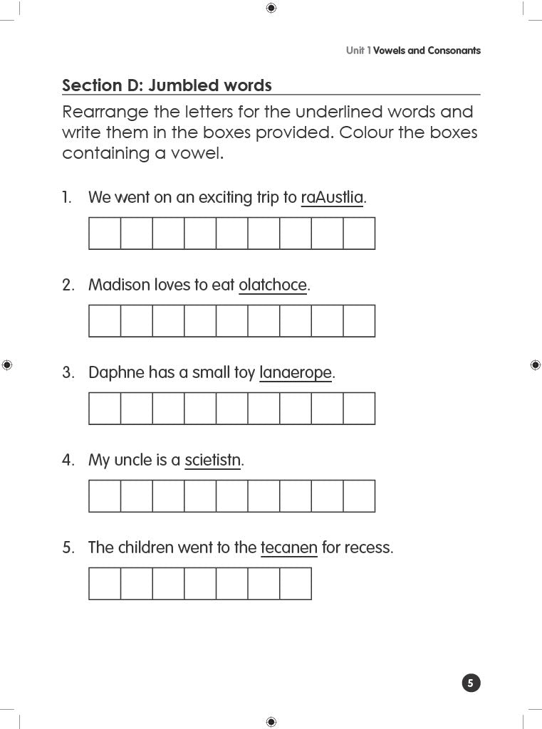 K2 to P1 English Grammar Practice