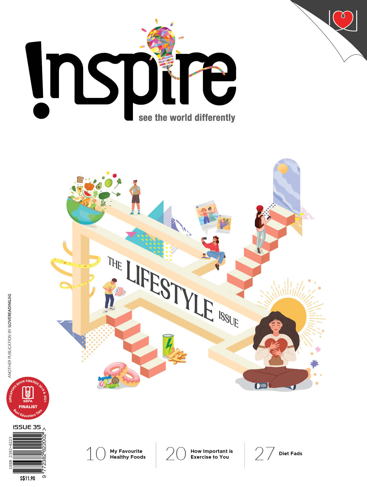 Inspire Magazine 2022: 3 single issues + 1 double issue (for 12+ y/o)