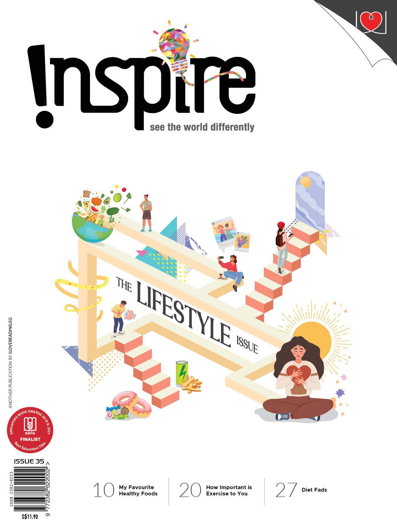 Inspire Magazine 2022: 3 single issues + 1 double issue (for 12+ y/o)