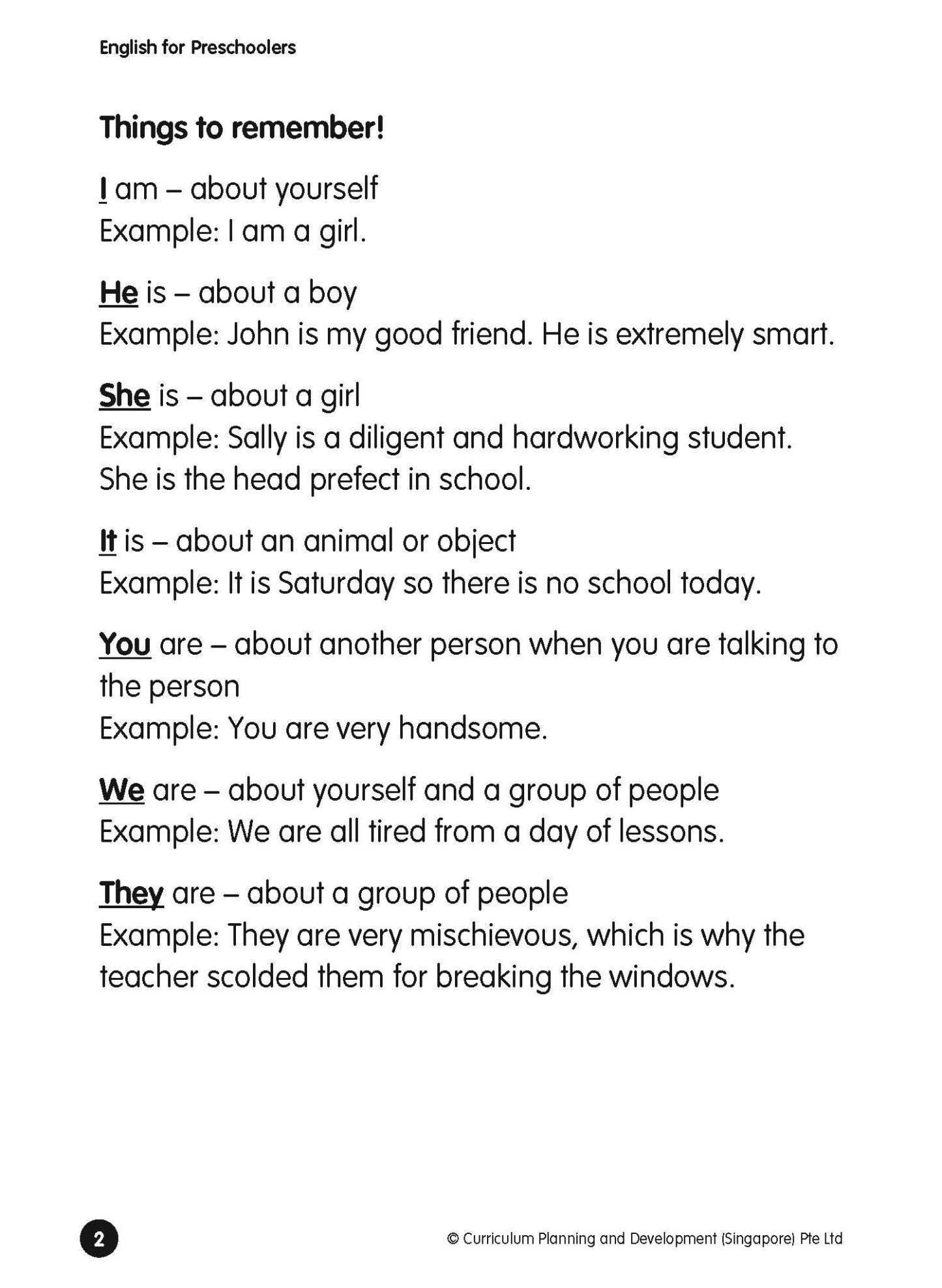 English for Pre-schoolers