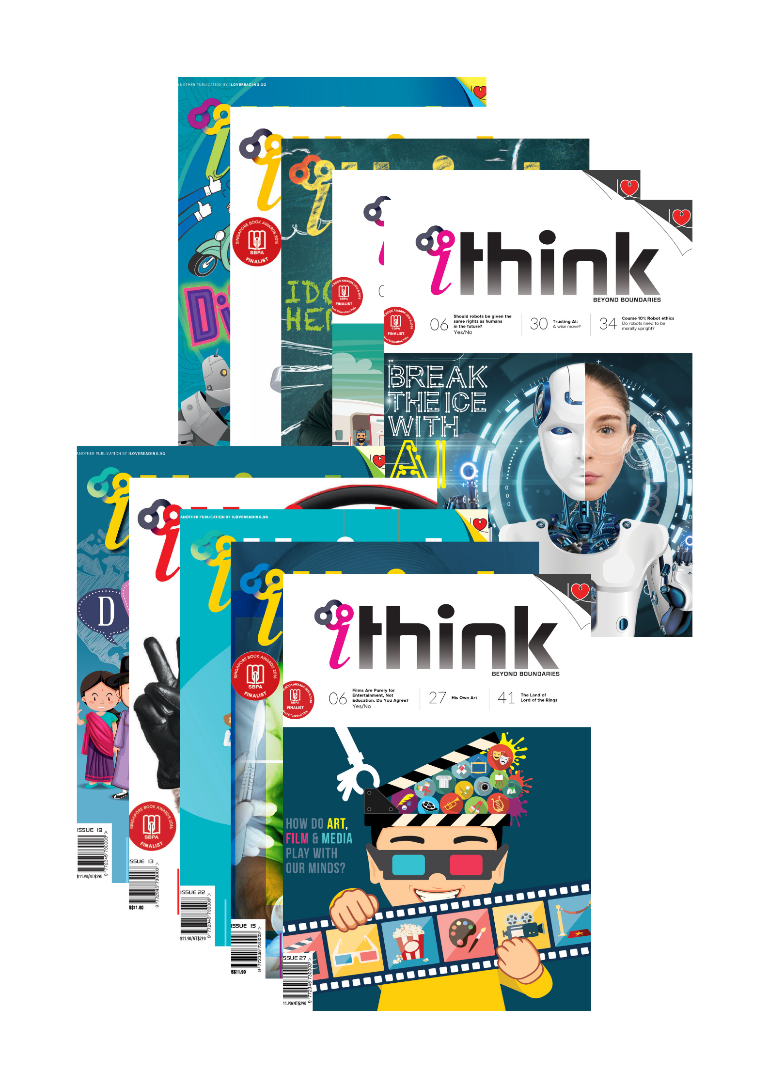 iThink Magazine Full Suite Collection: 10 single issues + 1 double iss