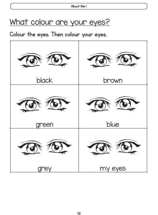 Pre-primary Preparatory Course English Activity Series for Early Learners Book 1  Myself