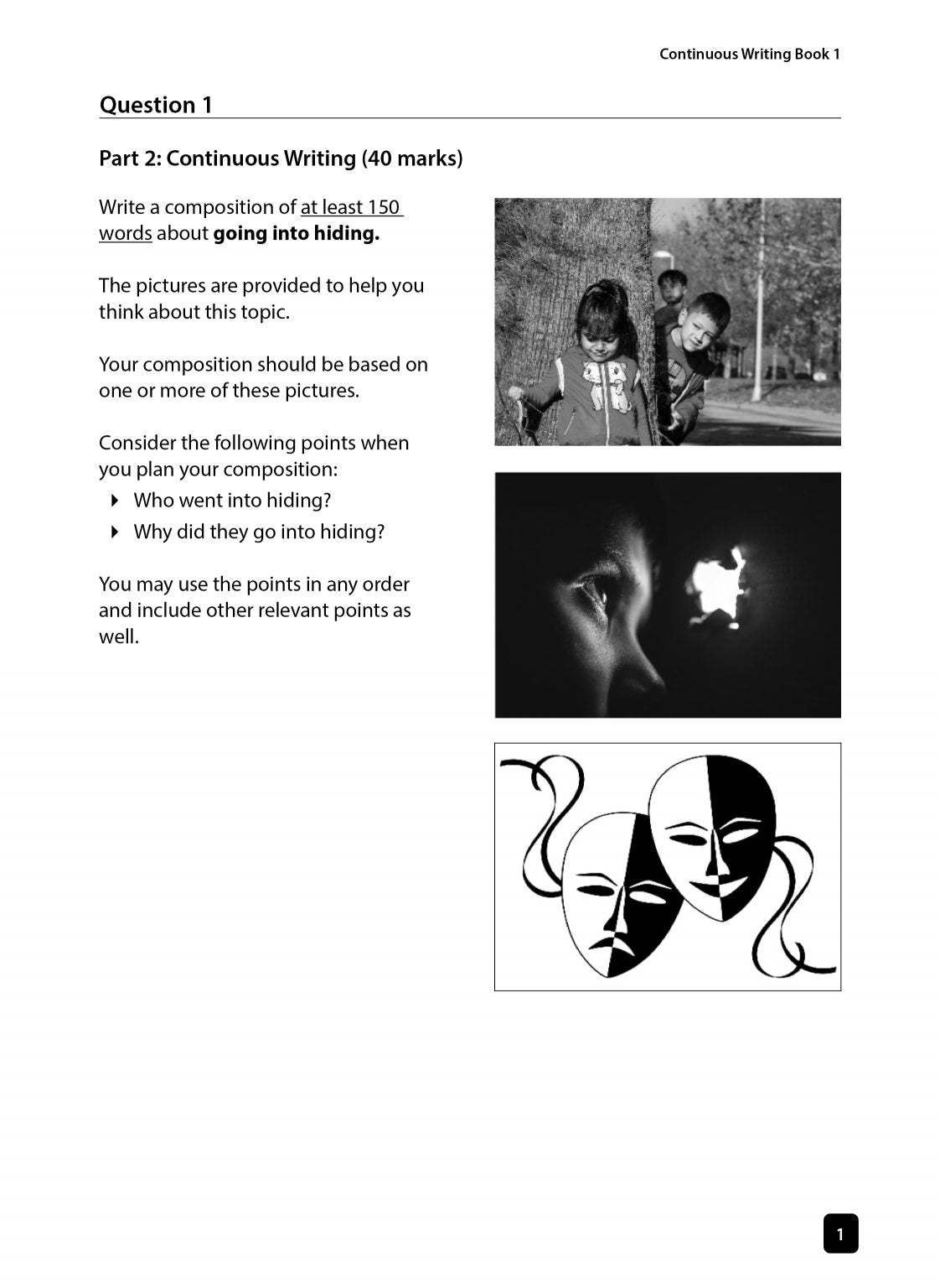 Upper Primary English Continuous Writing With Model Answers Book 1