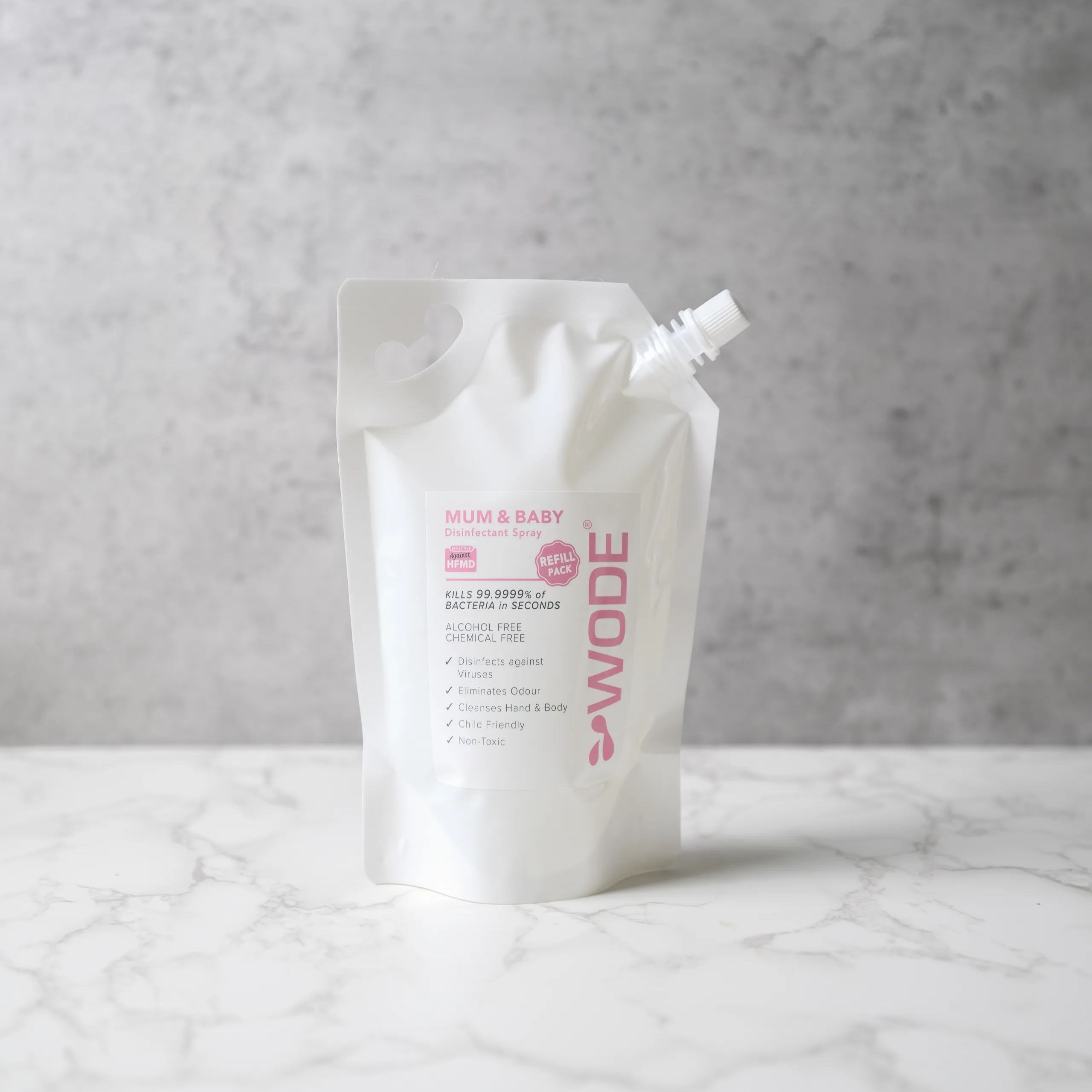 WODE Mum & Baby Disinfectant Spray Refill 500ml (Suitable for age 2 & below)
