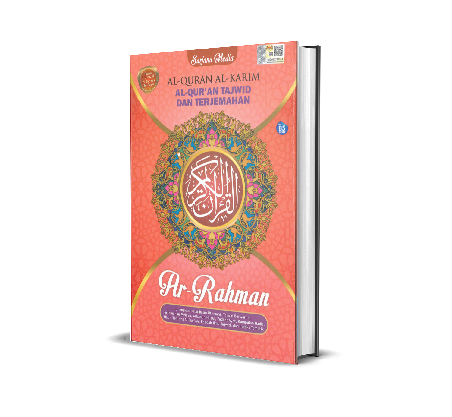 AL QURAN TAJWID & TERJEMAHAN SAIZ B5 [KULIT KERAS]