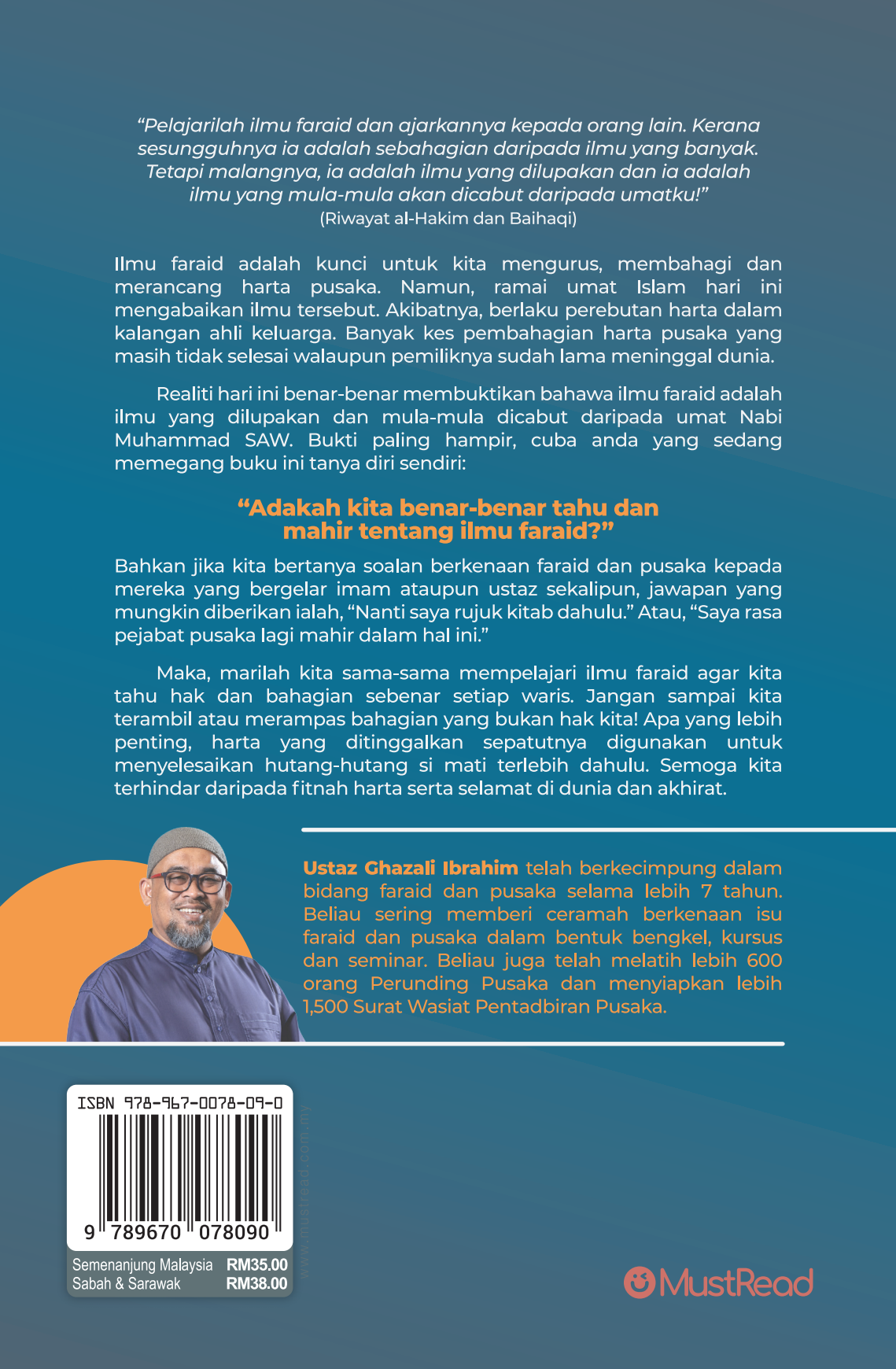 [AKAN TERBIT] PRE ORDER - KAEDAH PEMBAHAGIAN HARTA PUSAKA & KEPENTINGAN WASIAT