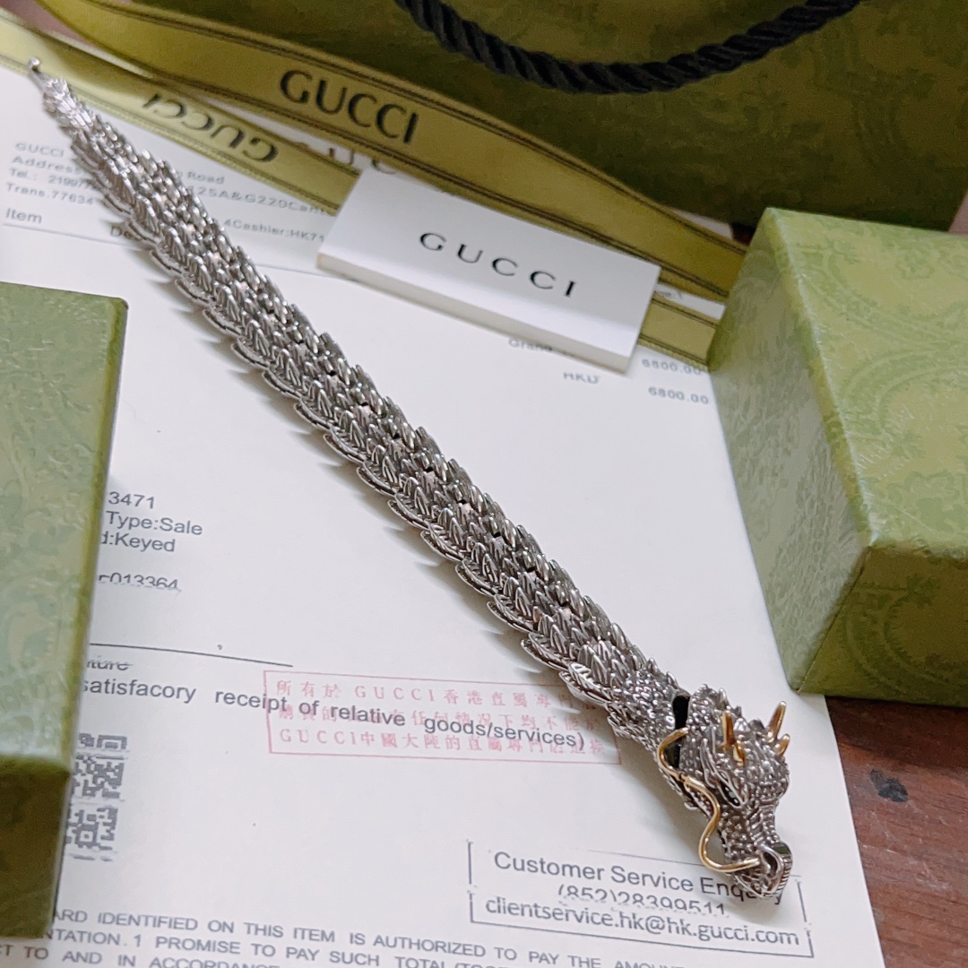 【 GUCCI】ブレスレット、ファッションシンプルなスタイル