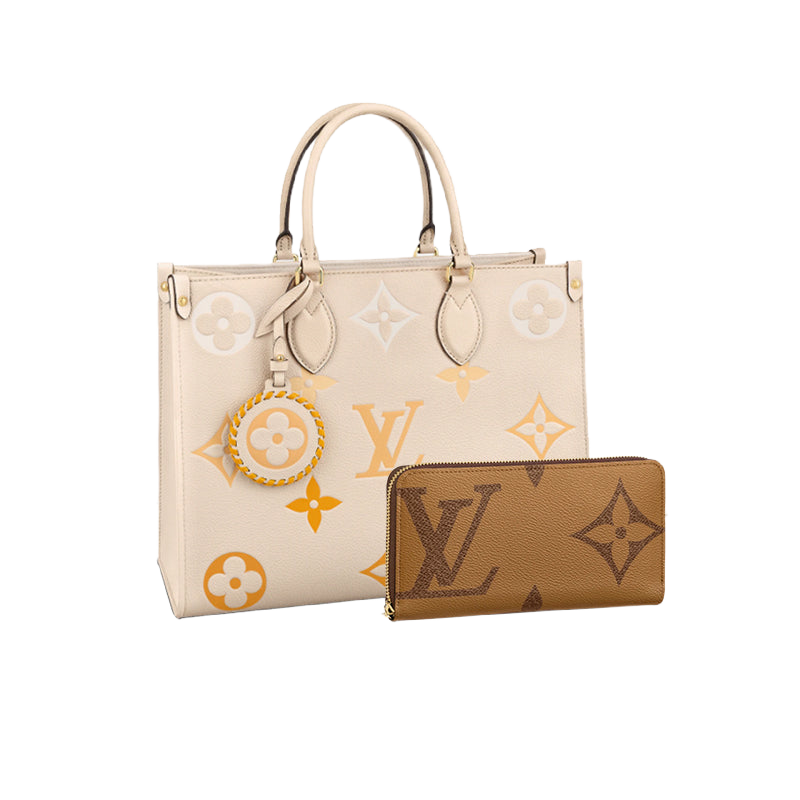LOUIS VUITTON オンザゴー MM 長財布 2点セット お得 M45717+M69353