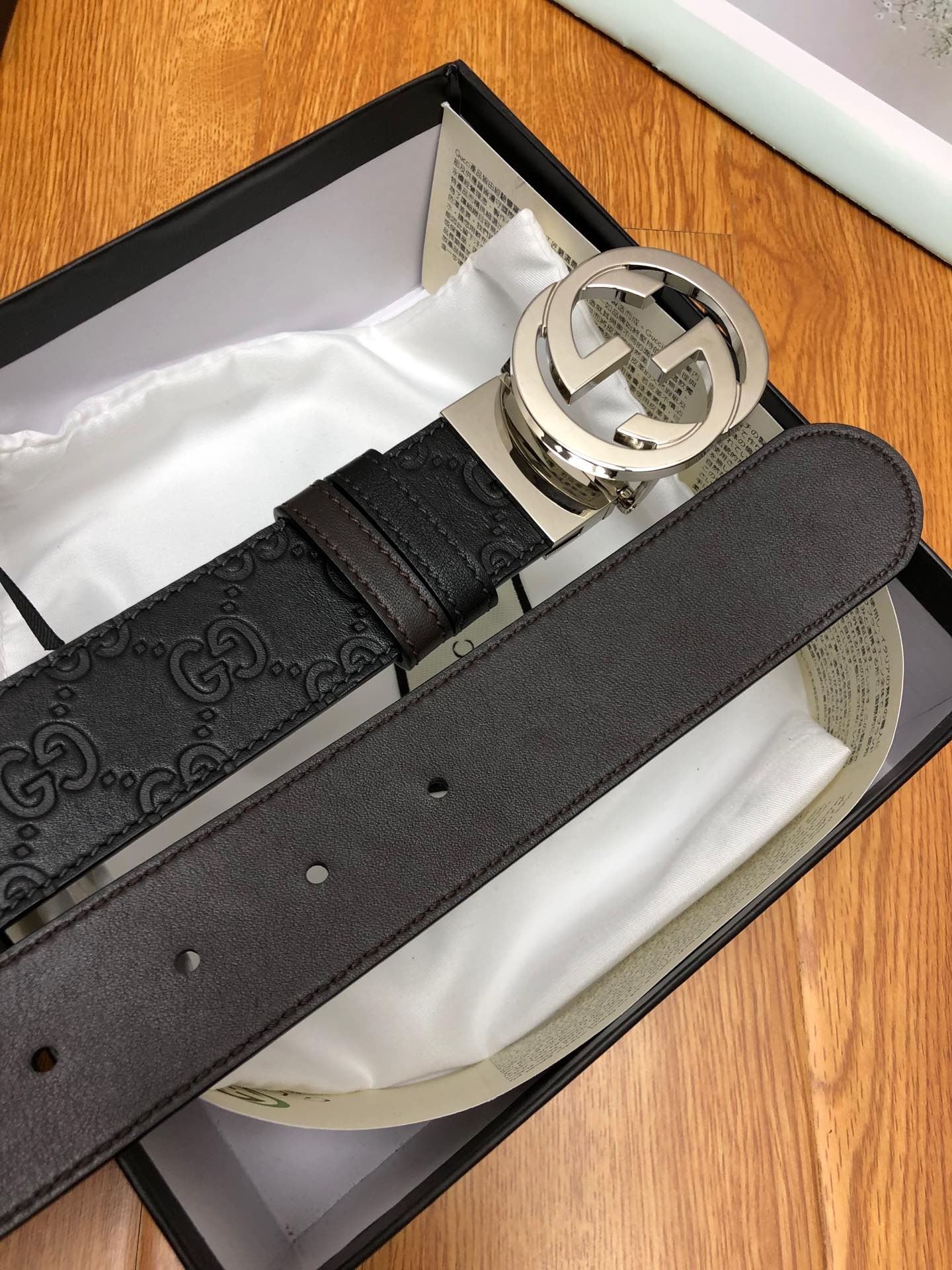 【GUCCI】(クッチ) 3.7cmベルト メンズ