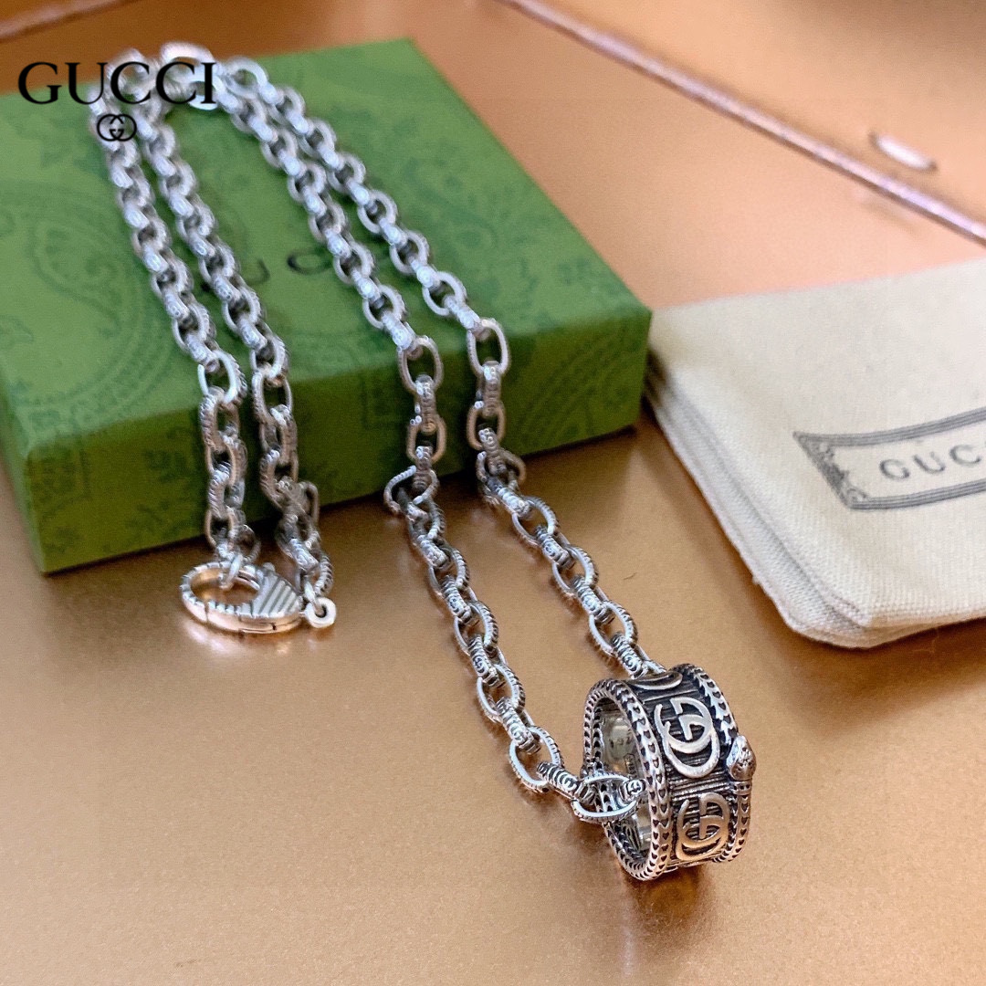 【2024】【GUCCI】ネックレス、新しいネックレス万能シンプルファッションオーナメント
