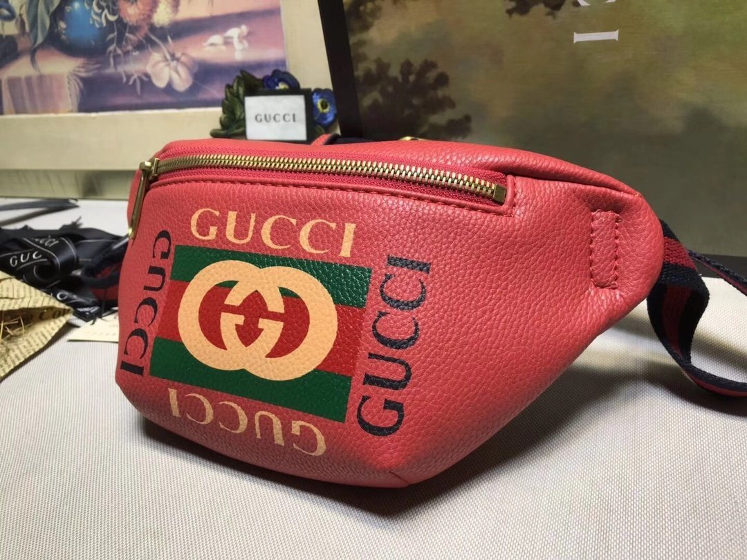 GUCCI(グッチ) GUCCI プリント スモール ベルトバッグ 3カラー
