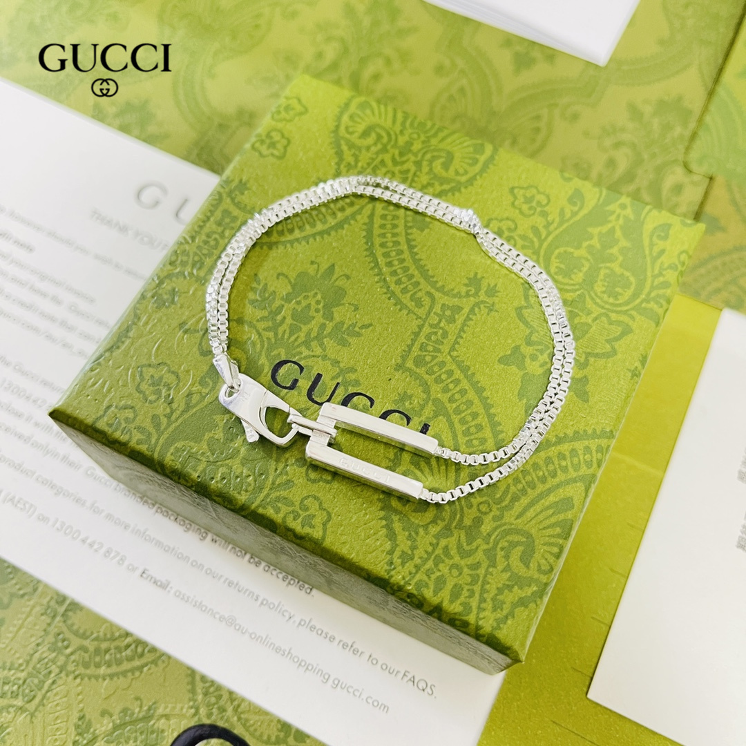 【 GUCCI  】ブレスレット、ファッションシンプルなスタイル