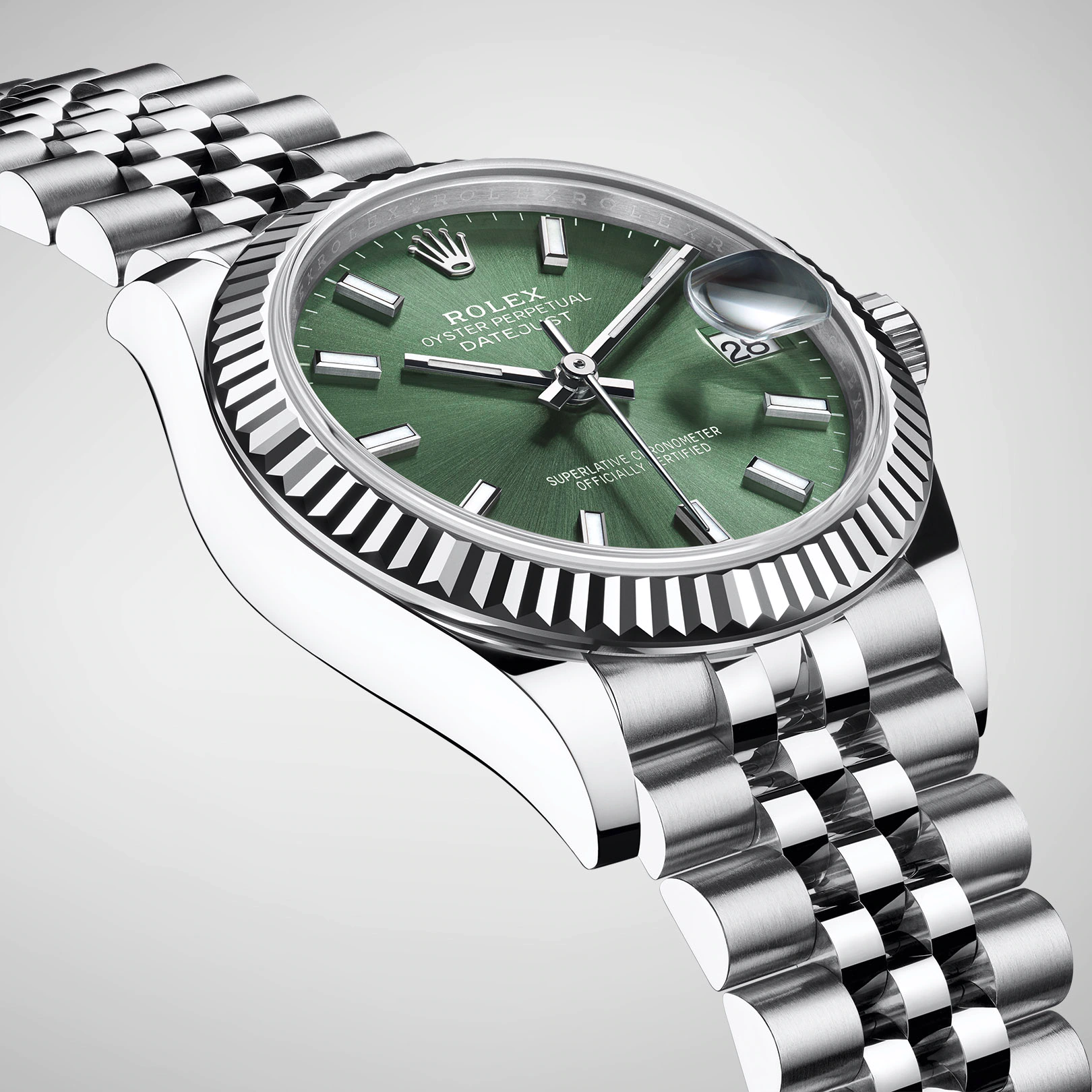 【2024】ROLEX デイトジャスト 31 オイスター 31 mm オイスタースチール＆ホワイトゴールド