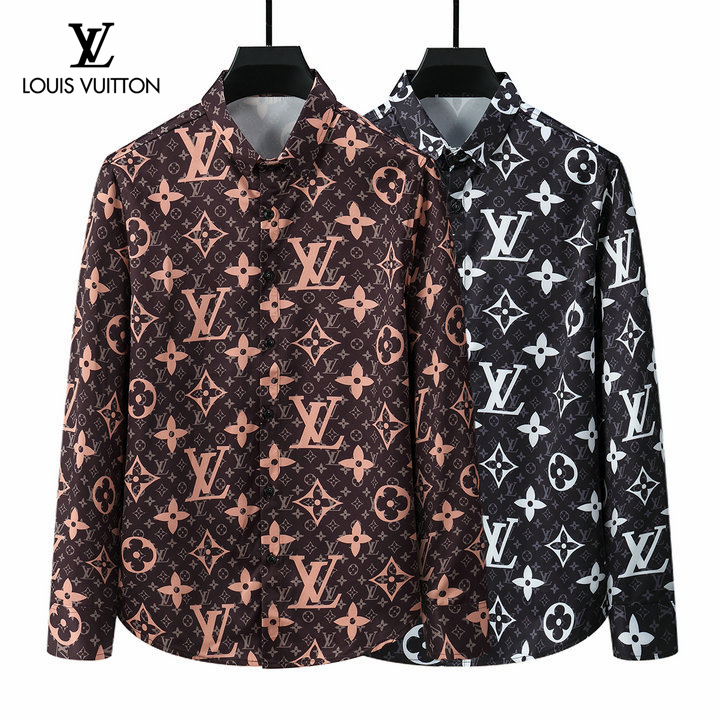 【2024】LV Louis Vuitton ルイヴィトン  長袖シャツ 2カラー