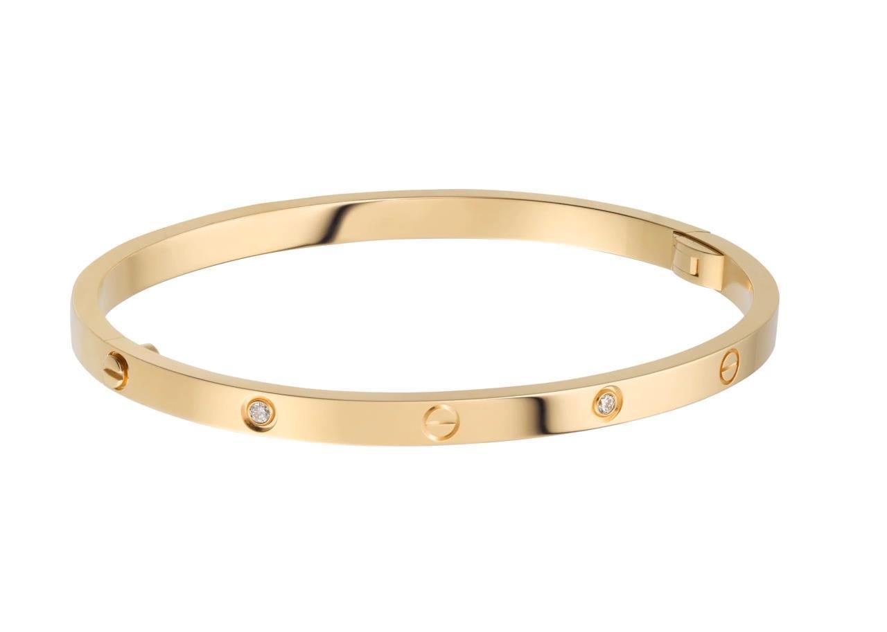 【2024】【Cartier】カルティエ LOVE BRACELET, SMALL MODEL, 6 DIAMONDS ブレスレット、SM、ダイヤモンド6個