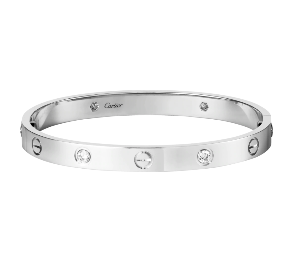 【Cartier】カルティエ LOVE BRACELET, 4 DIAMONDS ブレスレット、ダイヤモンド4個