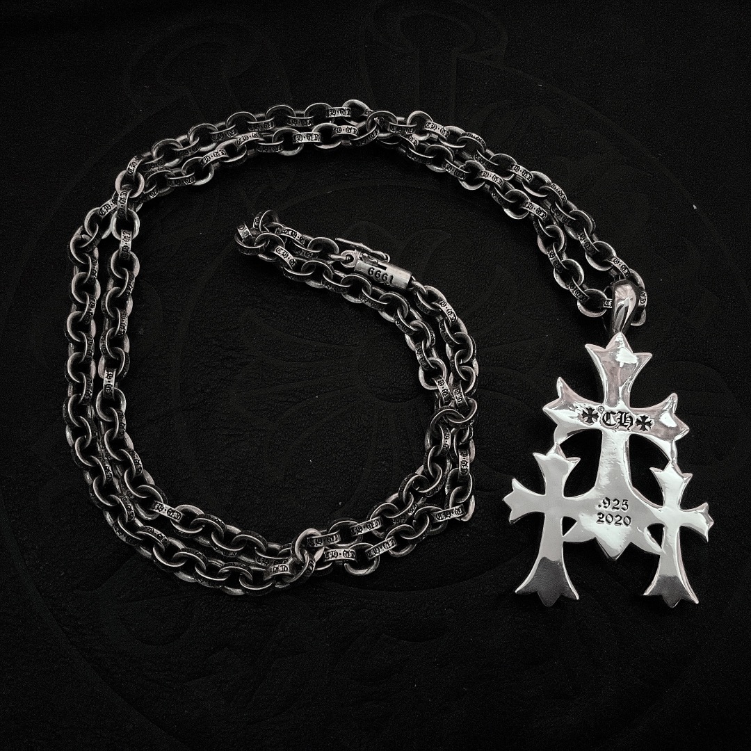 【2024】【Chrome Hearts】ネックレス、新しいネックレス万能シンプルファッションオーナメント