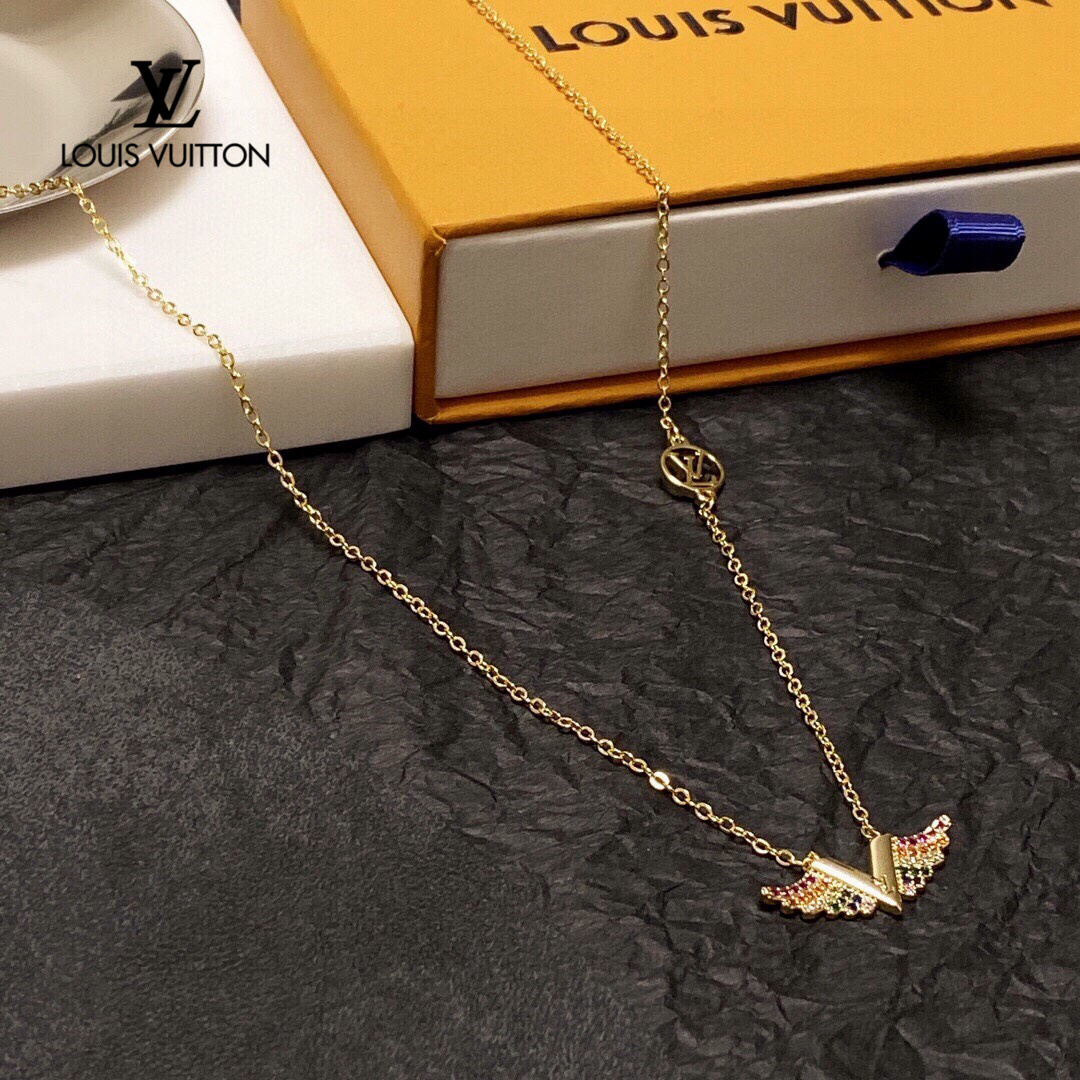 【LOUIS VUITTON 】ネックレス、新しいネックレス万能シンプルファッションオーナメント