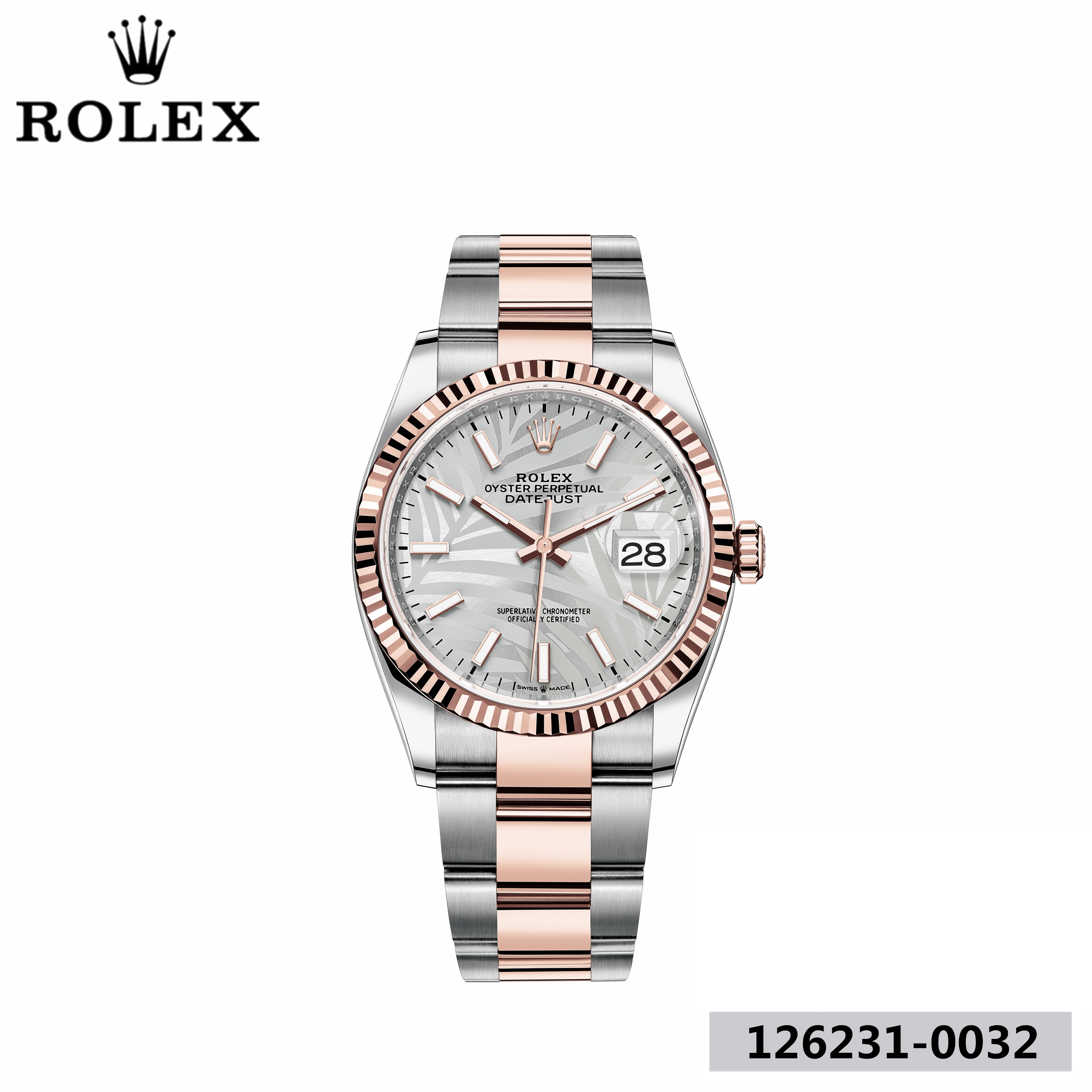 【2024】ROLEX デイトジャスト 36 オイスター 36 mm オイスタースチール＆エバーローズゴールド