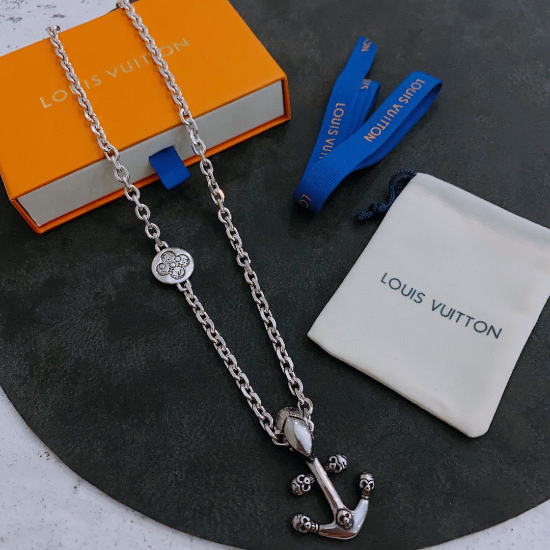 【LOUIS VUITTON 】ネックレス、新しいネックレス万能シンプルファッションオーナメント
