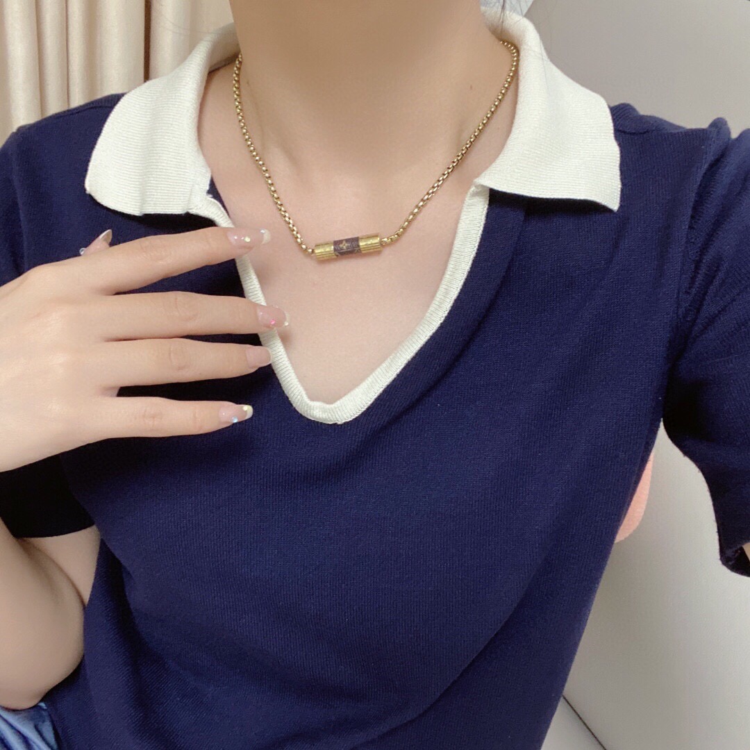 【2024】【 LOUIS VUITTON】ネックレス、新しいネックレス万能シンプルファッションオーナメント