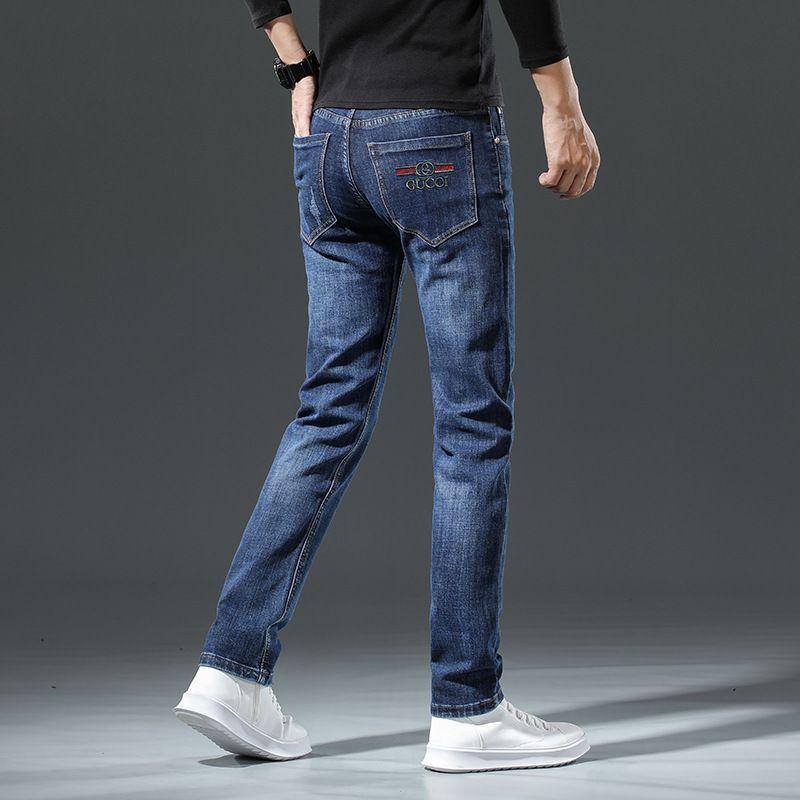公式旗艦店 GUCCI刺繍ロゴ　　　新作ジーンズ