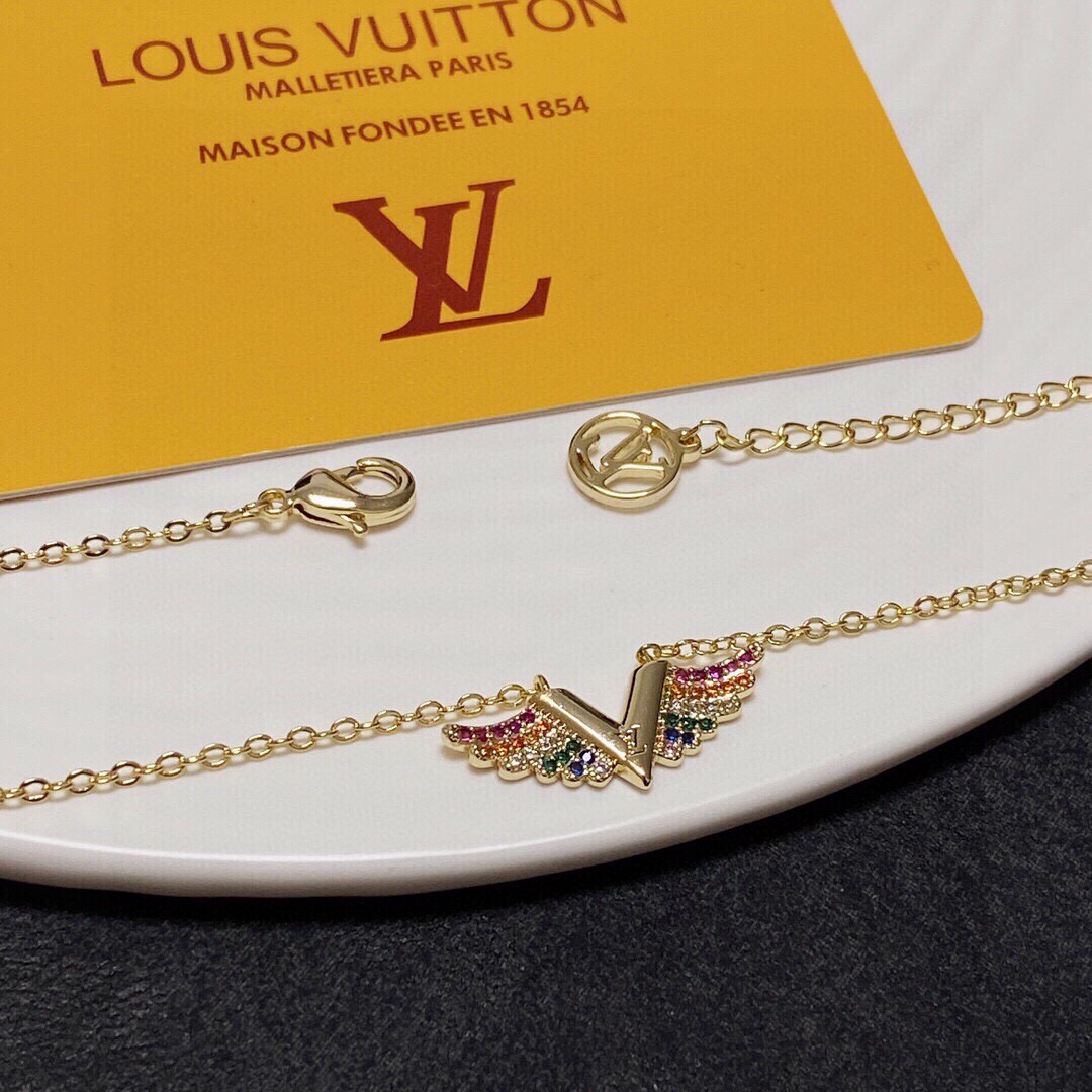 【LOUIS VUITTON 】ネックレス、新しいネックレス万能シンプルファッションオーナメント