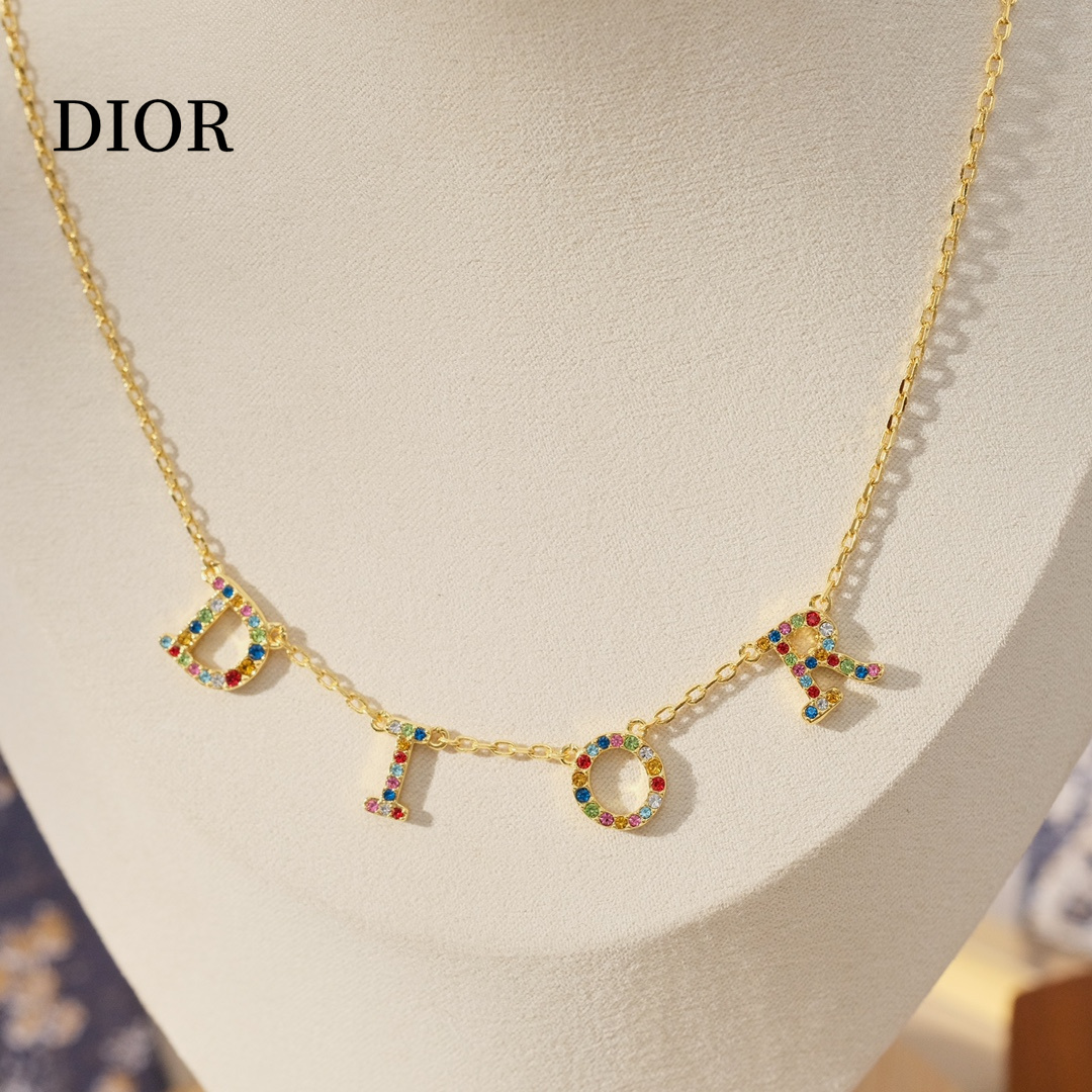 【2024】【 DIOR】ネックレス、新しいネックレス万能シンプルファッションオーナメント